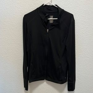 Black zip up, size L